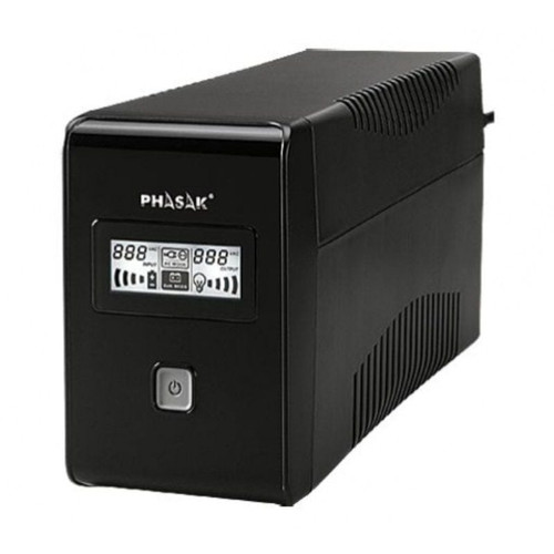 PHASAK SAI Esential 850VA Interactivo con pantalla LCD-SX22 PHASAK SAI Esential 850VA Interactivo con pantalla LCD